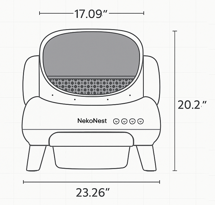 NekoNest Self-Cleaning Litter Box