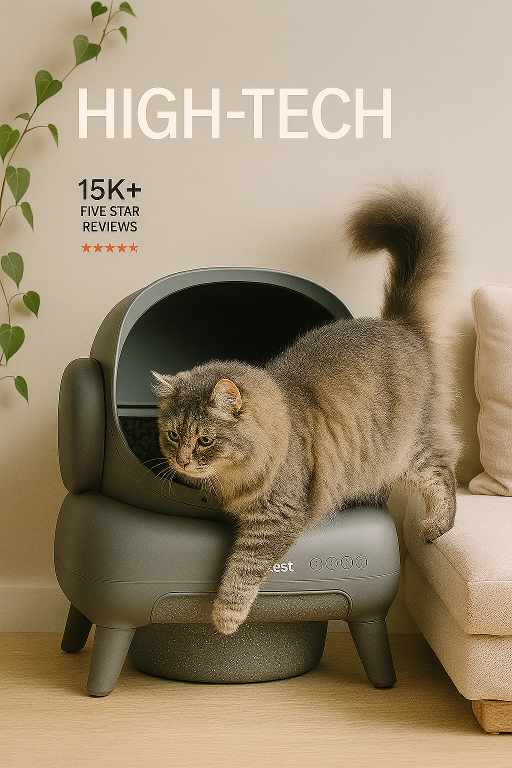 NekoNest Self-Cleaning Litter Box