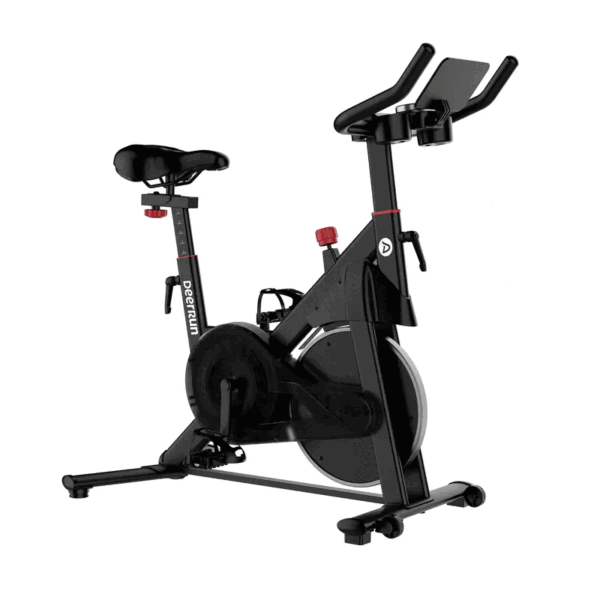 DeerRun S500 Pro King Size Indoor Exercise Bike for Tall Riders 32 Magnetic Adjustable Resistance, LED Screen