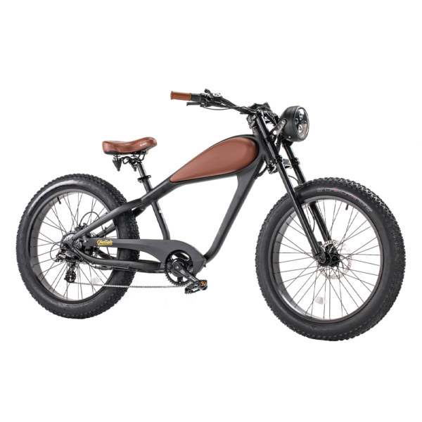 Revi Bikes Cheetah 48V 750W Hub Motor Fat Tire Electric Cruiser Bike