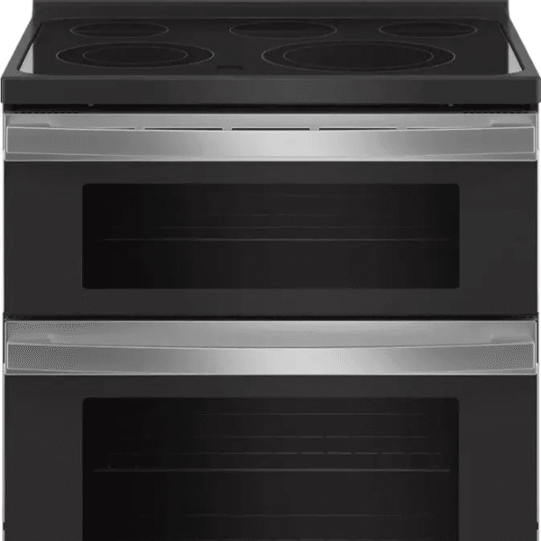 Whirlpool 6.7 Cu. Ft. Electric Double Oven Range with True Convection Cooking – Stainless Steel 1